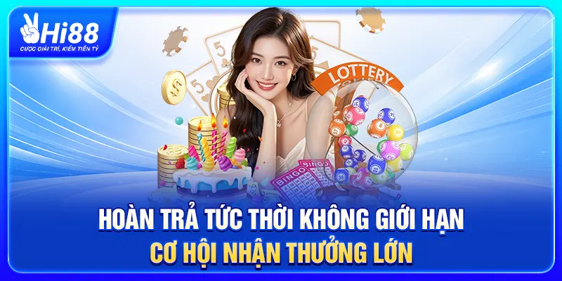 Hoàn Trả Tức Thời Không Giới Hạn – Cơ Hội Nhận Thưởng Lớn