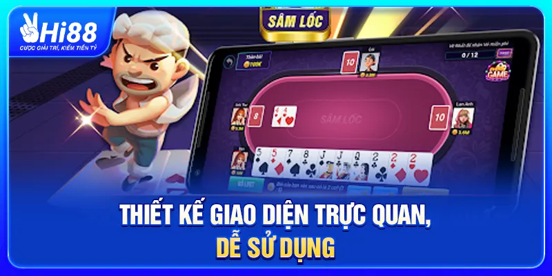 Thiết kế giao diện trực quan, dễ sử dụng