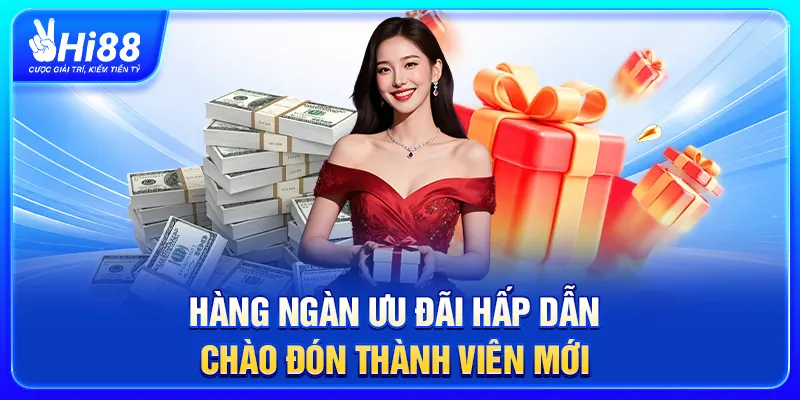Hàng ngàn ưu đãi hấp dẫn chào đón thành viên mới